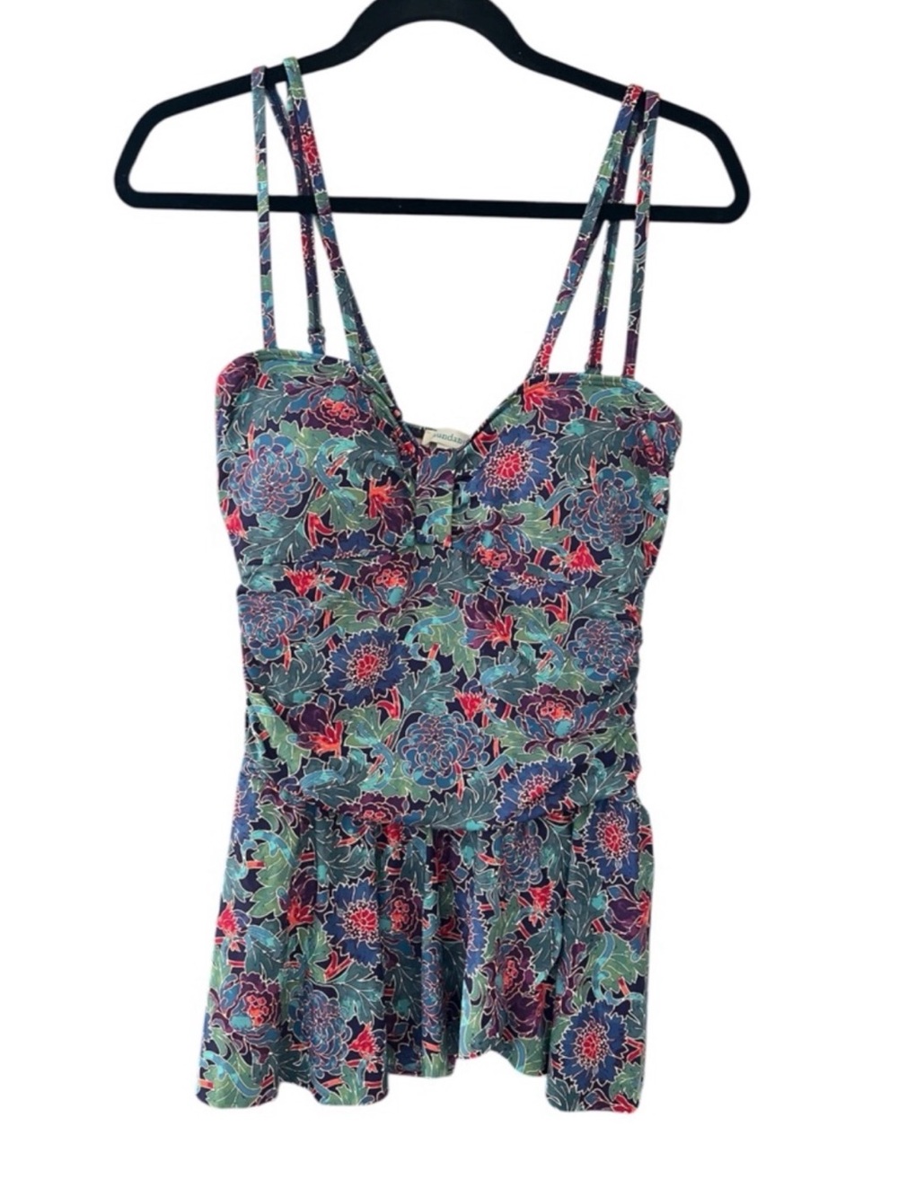 Sundance Catalog Multicolored Floral One Piece Swimsuit Size Small